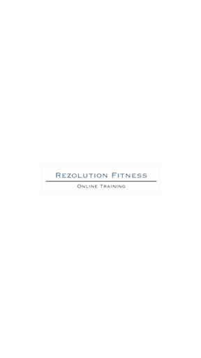 Android application Rezolution Fitness screenshort