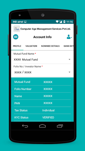 myCAMS Mutual Fund App