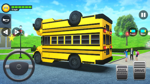 School Bus Simulator Driving APK v4.5 MOD (Speed Game, Unlimited Money) Gallery 1