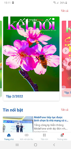 Android application MobiFone Kết Nối screenshort
