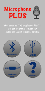Microphone+: Bluetooth/USB/Aux