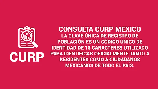 Consulta CURP MEXICO 2024
