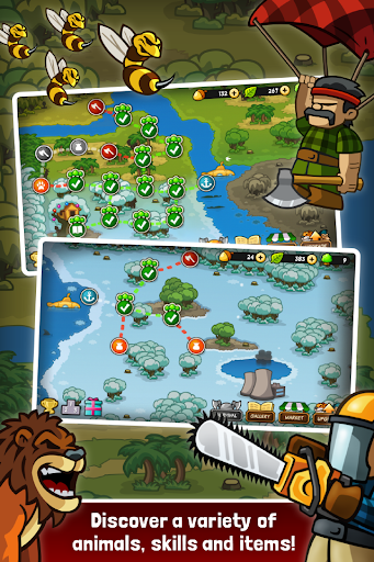 Code Triche Lumberwhack: Defend the Wild APK MOD (Astuce) 2