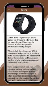 Mi Band 7 smartwatch Guide