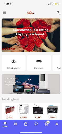 Android application Ezytake screenshort