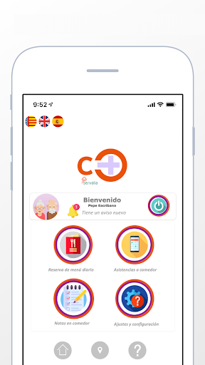 Android application Contacomes Mayores screenshort