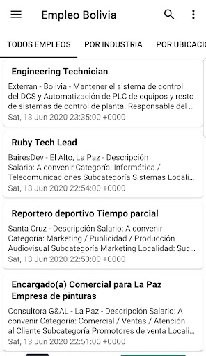 Empleo Bolivia Screen 2