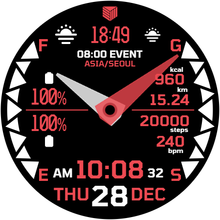 IWF Hybrid Master II watchface