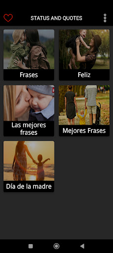 Android application Frases Día De La Madre screenshort