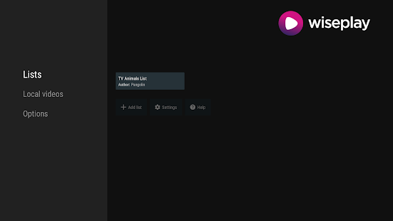 Wiseplay: Video player Captura de tela