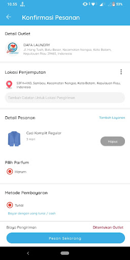 Dafa Laundry Screen 2