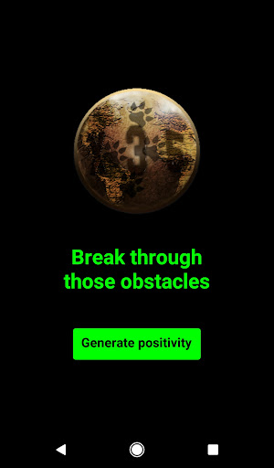 Positivity Generator Screen 2