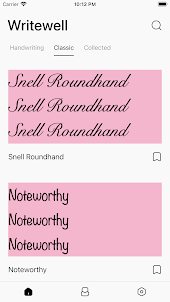 Writewell - Calligraphy Fonts