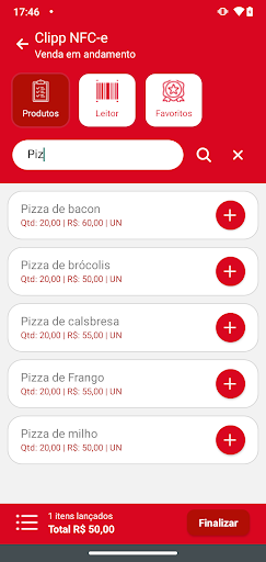 Clipp NFC-e Screen 2