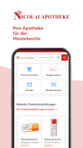 Android application Nicolai-Apotheke Köln screenshort
