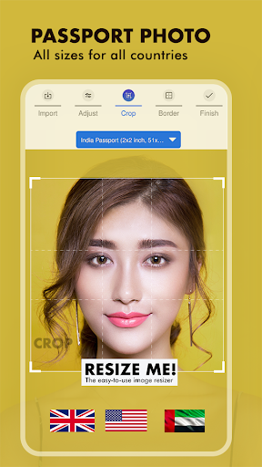Android application Passport Size Photo - ID Maker screenshort
