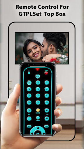Set Top Box Remote For GTPL Screen 3