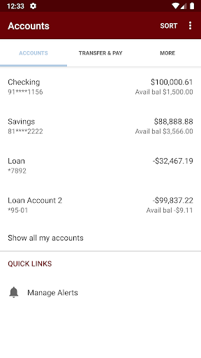 Texas Champion Bank Mobile Screen 3