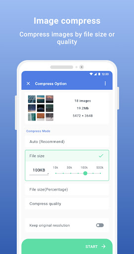 Image Compress and Resize Screen 3