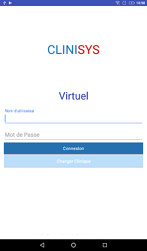 Android application Clinisys Hygiéniste screenshort