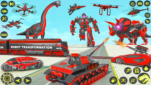Dino Robot Car Transform Gamesのおすすめ画像3