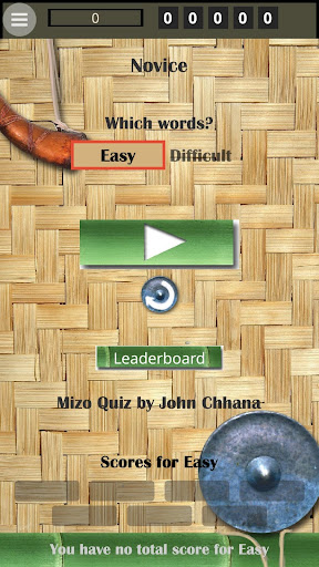 Android application Mizo Quiz screenshort