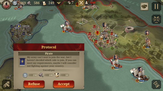Great Conqueror: Rome War MOD APK v2.8.8 (Free Purchase, Unlimited Money) 2