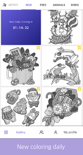 Color It: Adult Coloring Book Screen 2
