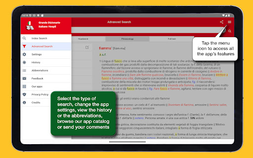 Dizionario Italiano Gabrielli screenshot 21
