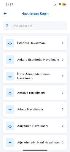 HavaLimanı - Uçuş Takibi Screenshot 4 - AppWisp.com