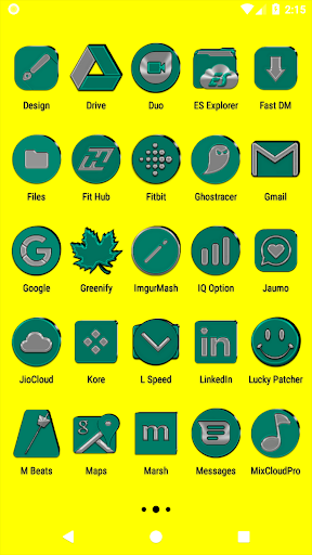Teal Icon Pack Screen 3