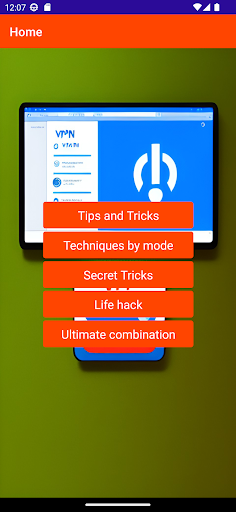 VPN App Guide Screen 3