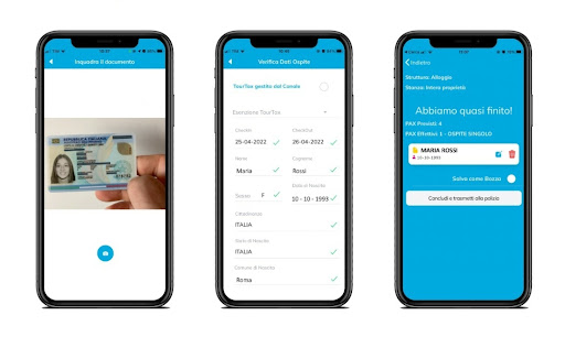 Android application Facile Check-in app screenshort