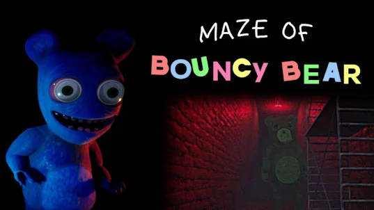 Maze Of Bouncy scary bear game