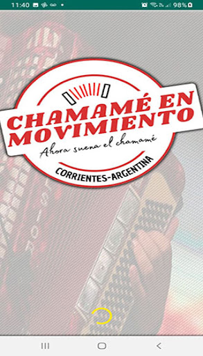 Android application Radio Chamamé en Movimiento screenshort