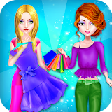 Shopaholic Girls  -  Cashier Shopping Games icon