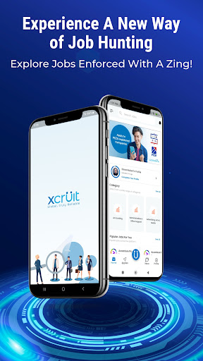 Android application Xcruit for Jobseekers screenshort