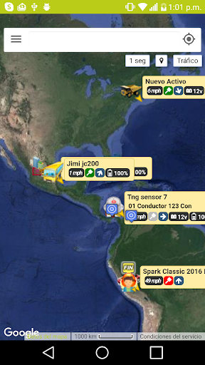 Vigilante Satelital Screen 2