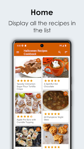 Android application Halloween Recipes Cookbook screenshort