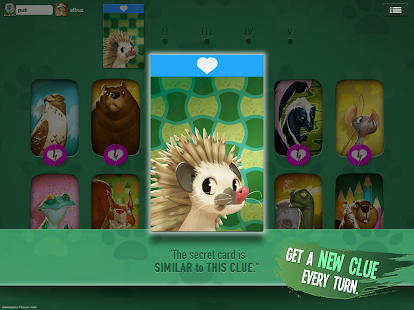 Similo: Екранна снимка на играта с карти