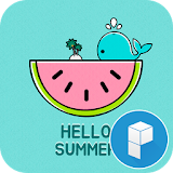 Hello Summer launcher theme icon