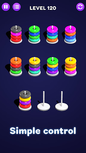 Color Hoop Sort - Color Sort screenshot 4