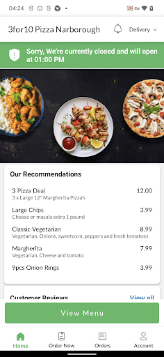 3for10 Pizza Narborough Screen 2
