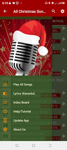 Android application All Christmas Songs Karaoke screenshort