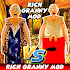Millionaire Granny & Rich Branny Horror Mod Story1