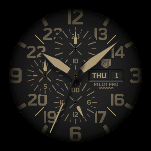 IWF AllNew Pilot watch face logo