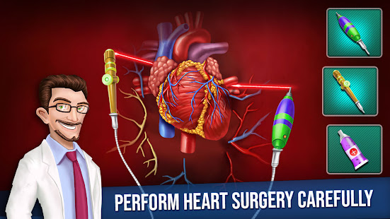 Скачать Open Heart Surgery New Games: Offline Doctor Games Онлайн бесплатно на Андроид