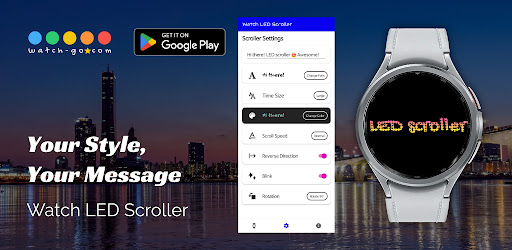 Watch LED Scroller & Banner