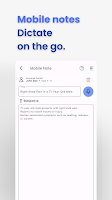 screenshot of Chartnote Mobile