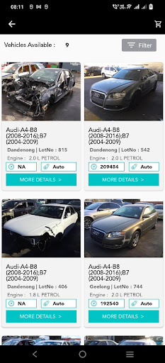 Jollys Auto Parts Screen 3